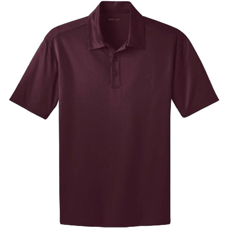Dri-Equip Men's Short Sleeve Moisture Wicking Silk Touch Polo Shirt