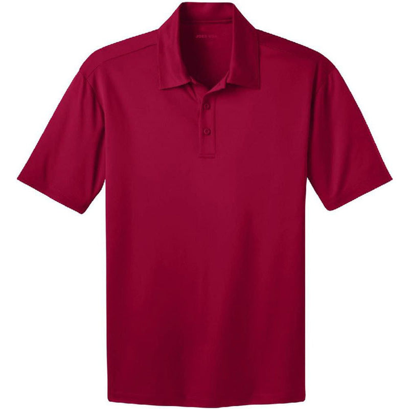 Dri-Equip Men's Short Sleeve Moisture Wicking Silk Touch Polo Shirt