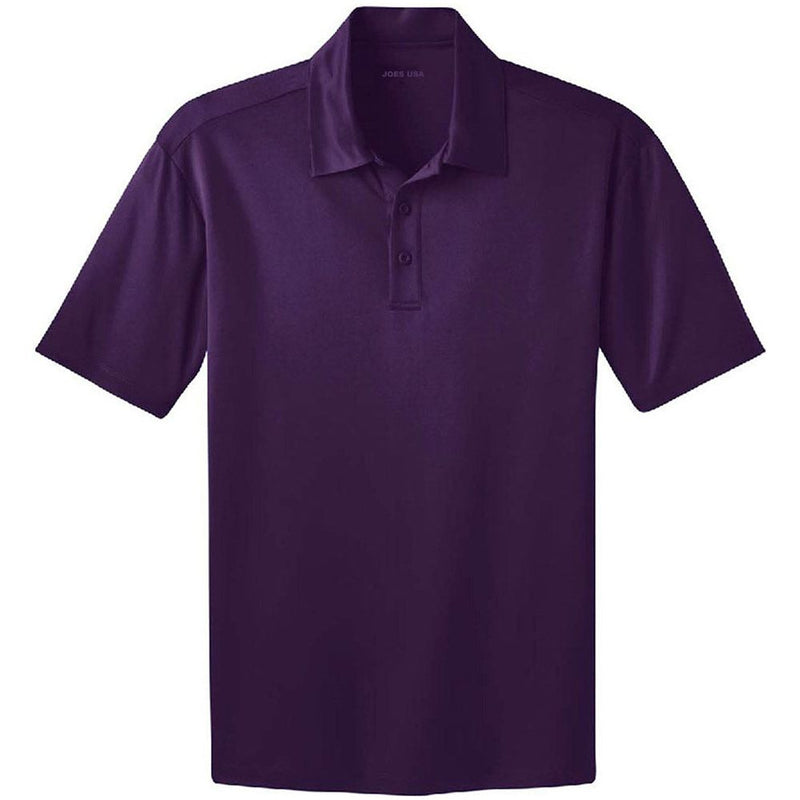 Dri-Equip Men's Short Sleeve Moisture Wicking Silk Touch Polo Shirt