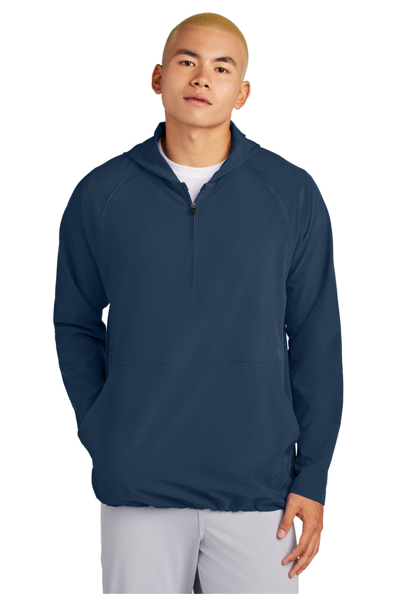 DRIEQUIP Repeat 1/2-Zip Long Sleeve Hooded Jacket