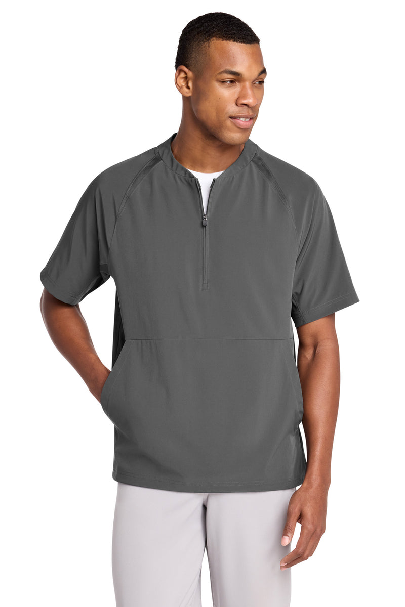 DRIEQUIP Repeat 1/2-Zip Short Sleeve Jacket