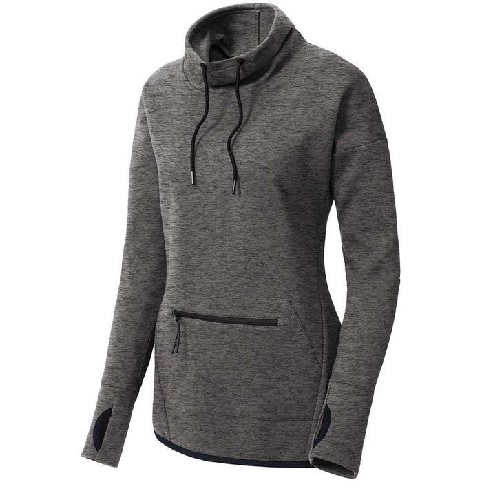 Dark Grey Heather Champion Cowl Neck Pullover