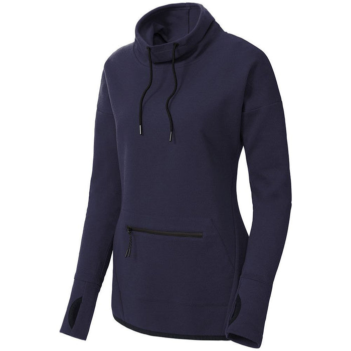 Navy Champion Cowl Neck Pullover