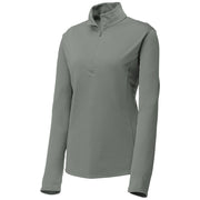 Grey Concrete Ladies Air Flow 1/4-Zip Pullover
