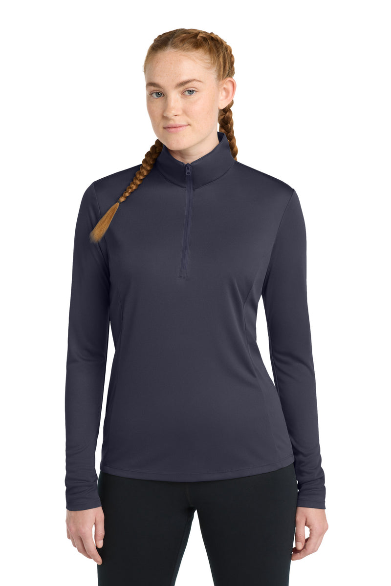DRIEQUIP Women's Athletic 1/4-Zip Pullover with Moisture-Wicking Technology