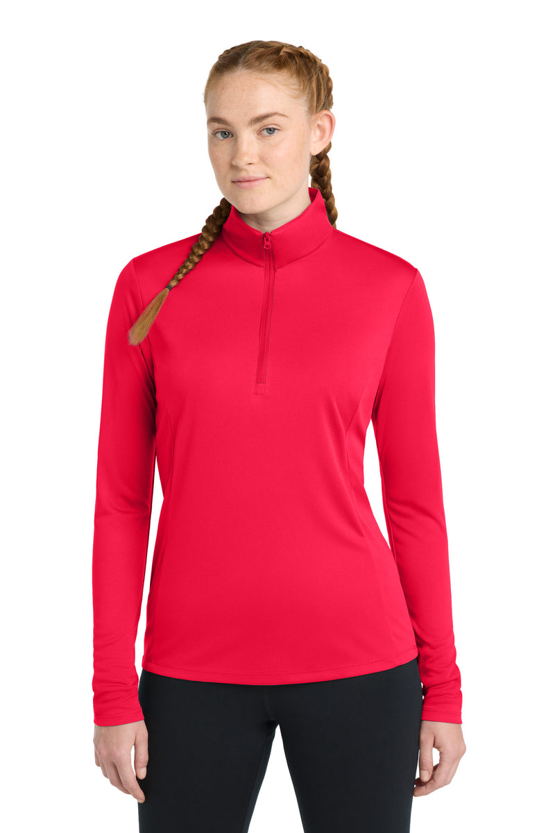 DRIEQUIP Women's Athletic 1/4-Zip Pullover with Moisture-Wicking Technology