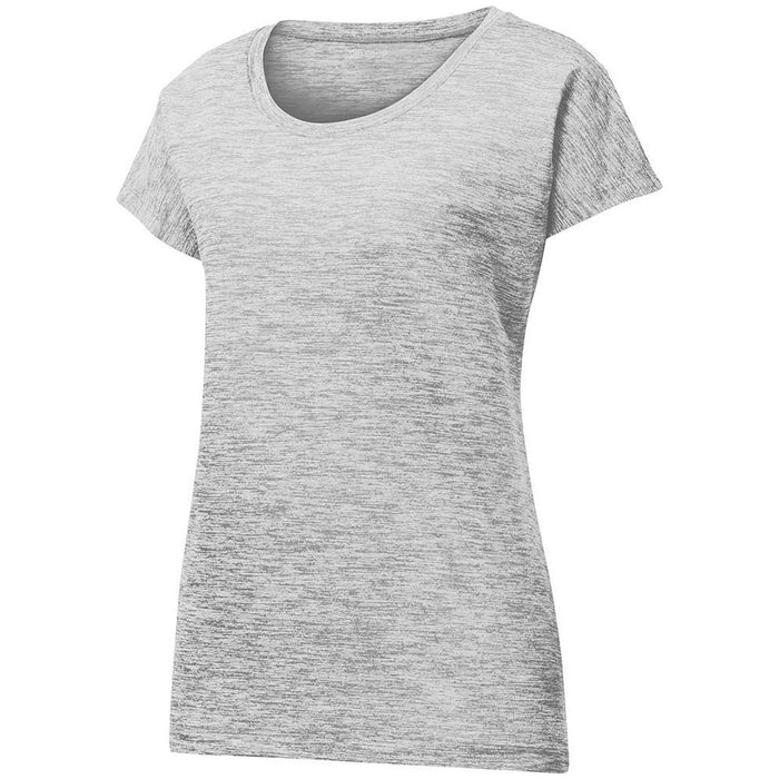 Silver Electric Moisture Wicking 4.1oz Workout Shirt