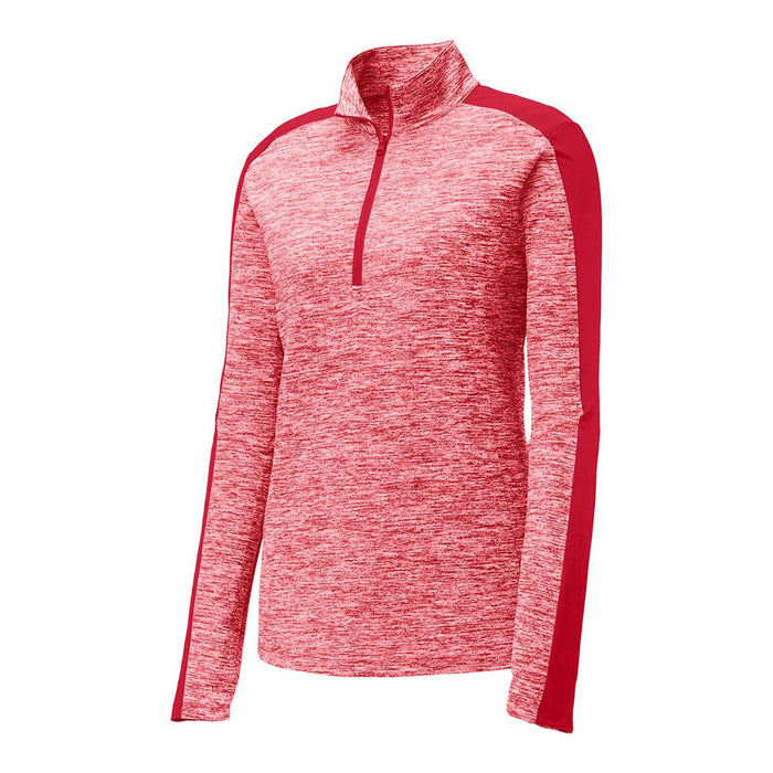 Red Ladies Shockwave 1/4-Zip Pullover