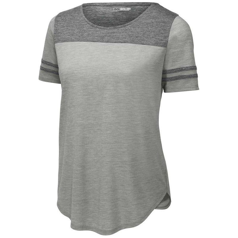 Dark Grey/Light Grey Heather Tri Blend Fan Tee
