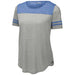 Royal/Light Grey Heather Tri Blend Fan Tee