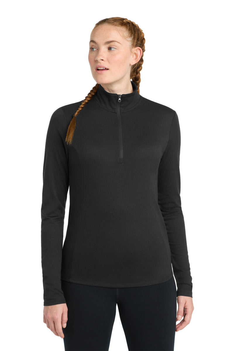 DRIEQUIP Women's Tri-Blend Wicking 1/4-Zip Pullover
