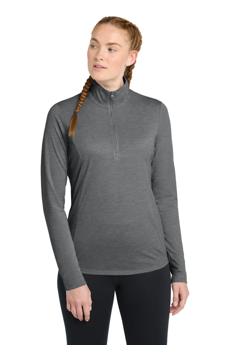 DRIEQUIP Women's Tri-Blend Wicking 1/4-Zip Pullover