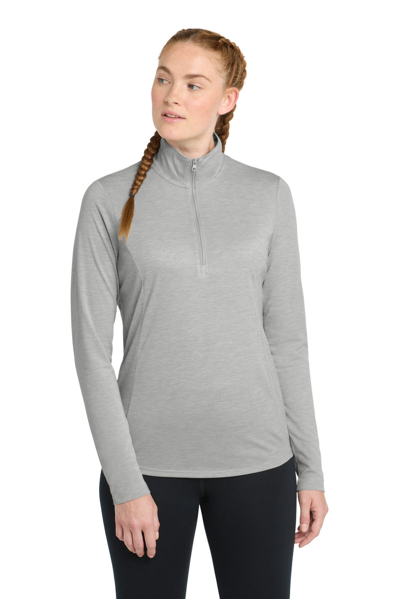 DRIEQUIP Women's Tri-Blend Wicking 1/4-Zip Pullover