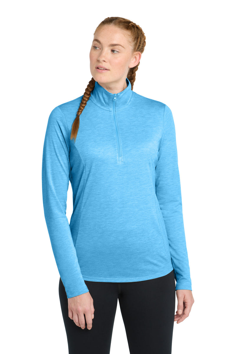 DRIEQUIP Women's Tri-Blend Wicking 1/4-Zip Pullover