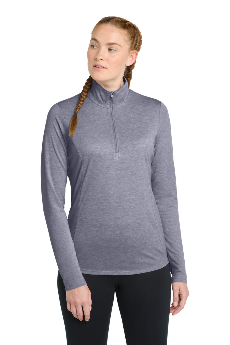 DRIEQUIP Women's Tri-Blend Wicking 1/4-Zip Pullover