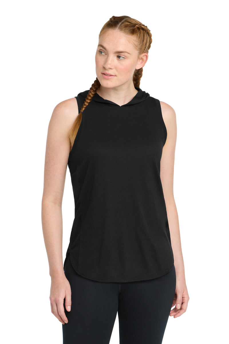 DRIEQUIP Women's Moisture Wicking Tri-Blend Wicking Draft Hoodie Tank