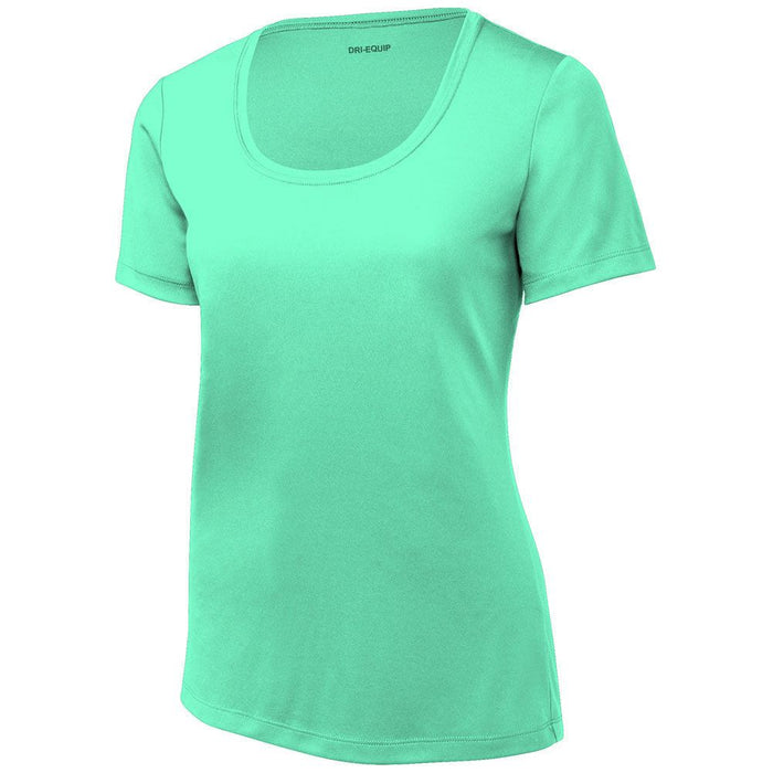 Bright Seafoam Scoop Neck Tee