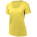 Yellow Scoop Neck Tee