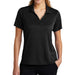 Women's UV Resistant Honeycomb Texture Polo in Black – classic and versatile for a polished look.