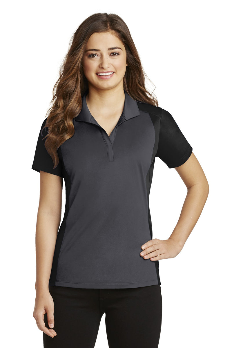 DRIEQUIP Women's Colorblock Micropique Sport-Wick ® Polo. L