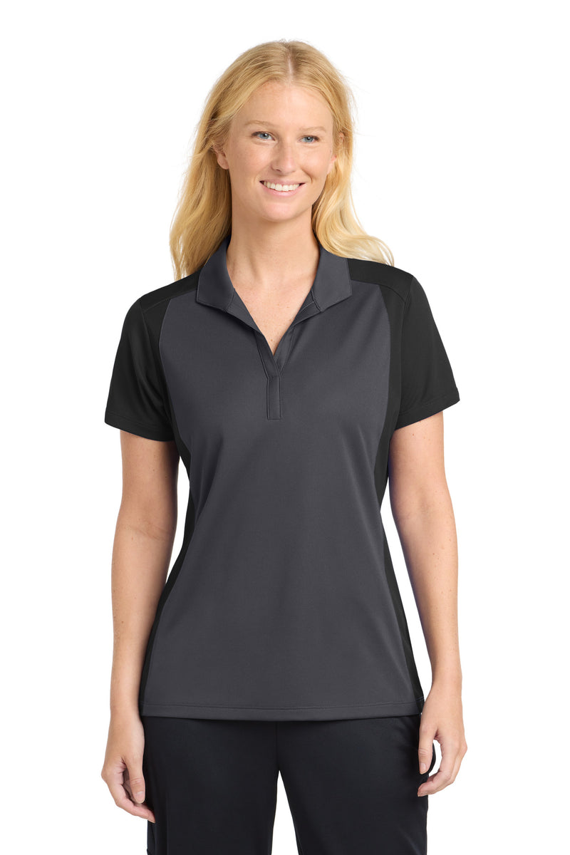 DRIEQUIP Women's Colorblock Micropique Sport-Wick ® Polo L