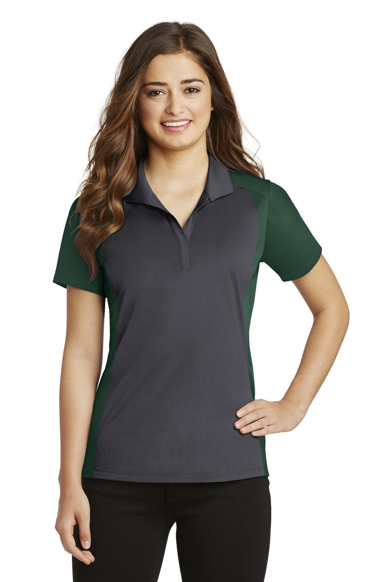 DRIEQUIP Women's Colorblock Micropique Sport-Wick ® Polo. L