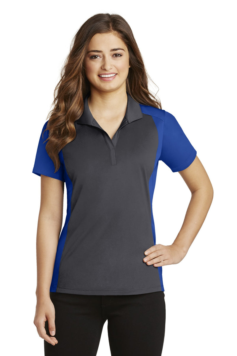 DRIEQUIP Women's Colorblock Micropique Sport-Wick ® Polo. L