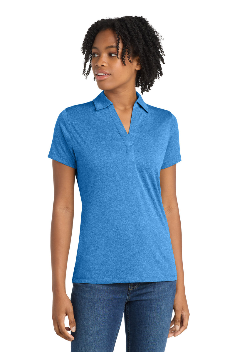 DRIEQUIP Women's Heather Contender Polo. L