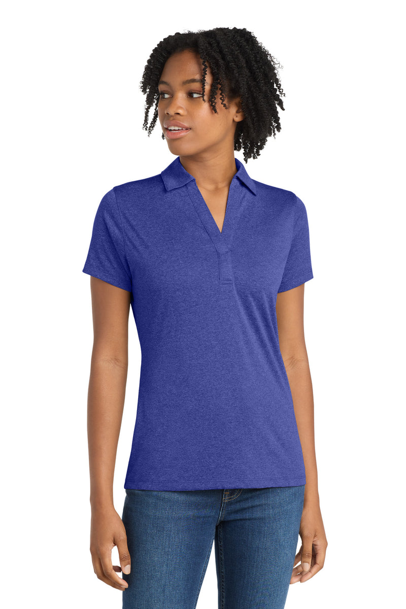 DRIEQUIP Women's Heather Contender Polo. L