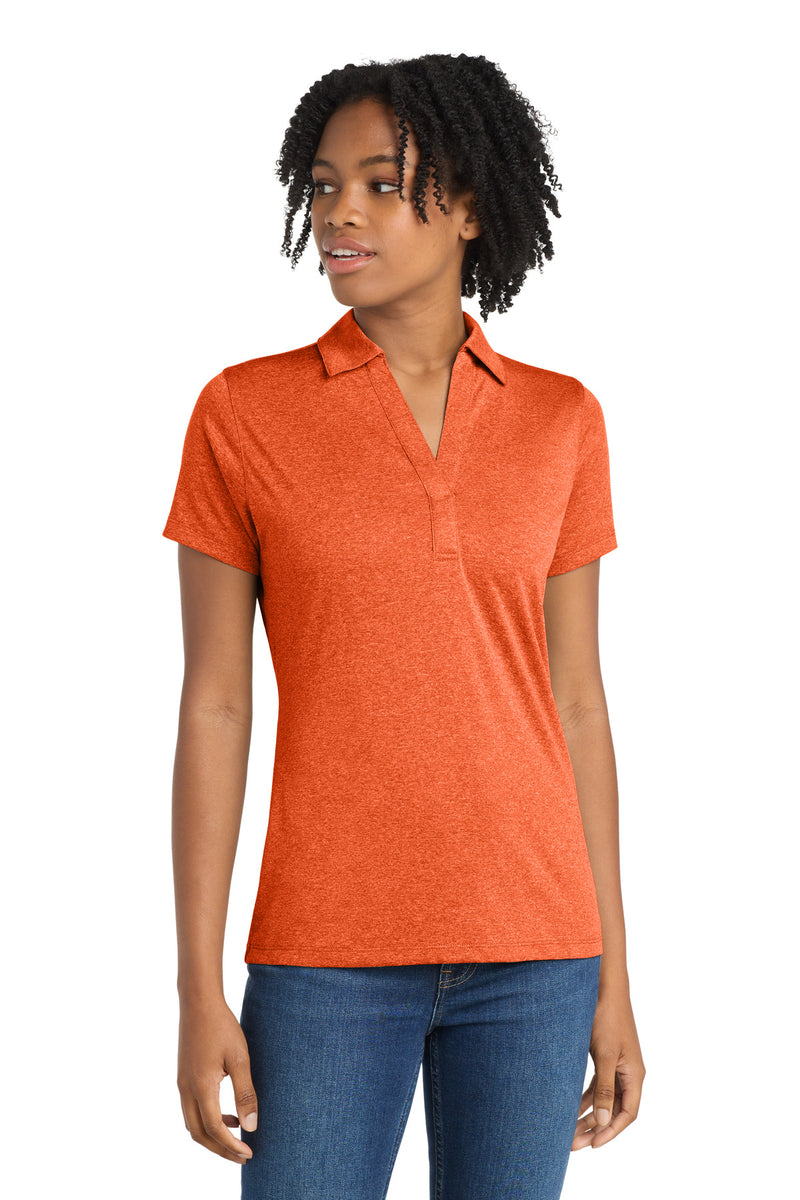 DRIEQUIP Women's Heather Contender Polo L