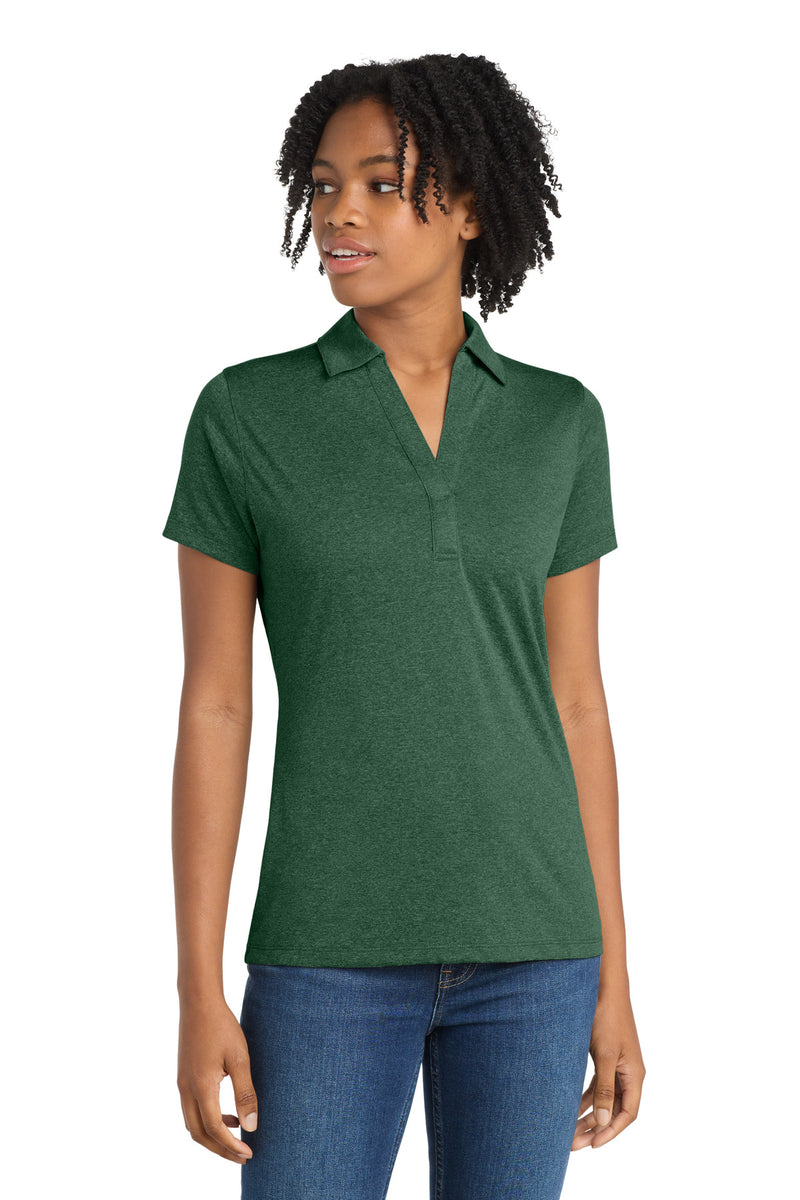 DRIEQUIP Women's Heather Contender Polo. L