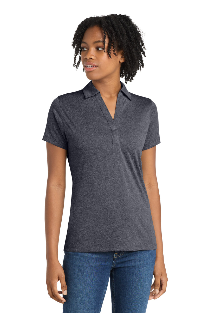 DRIEQUIP Women's Heather Contender Polo L