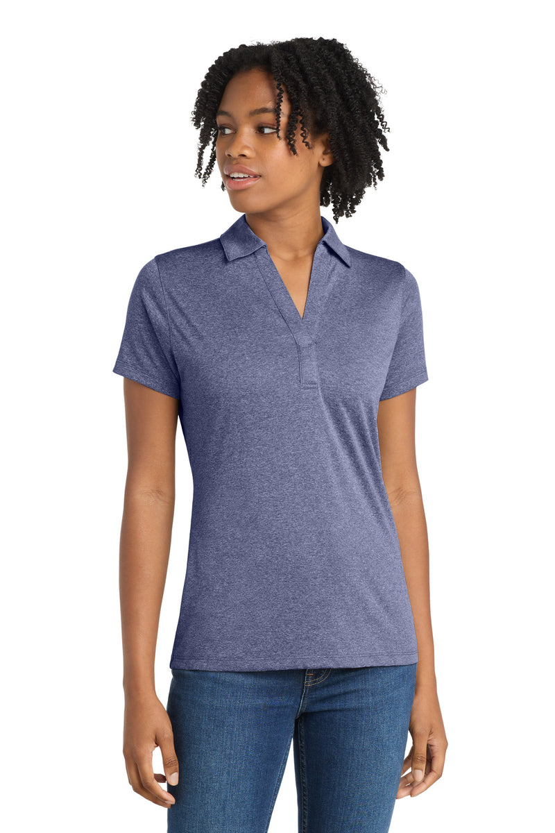 DRIEQUIP Women's Heather Contender Polo L