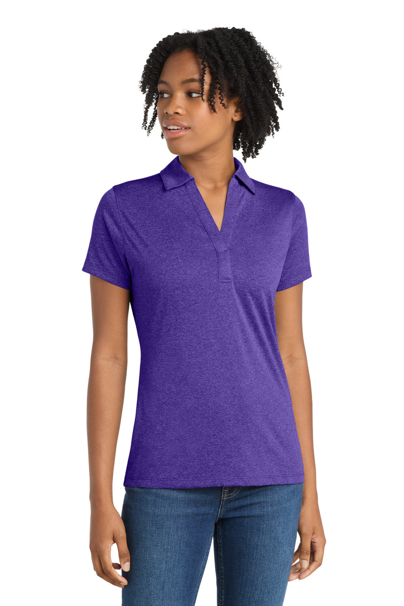 DRIEQUIP Women's Heather Contender Polo L