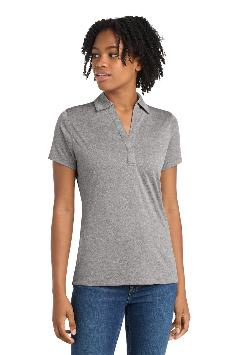 DRIEQUIP Women's Heather Contender Polo. L