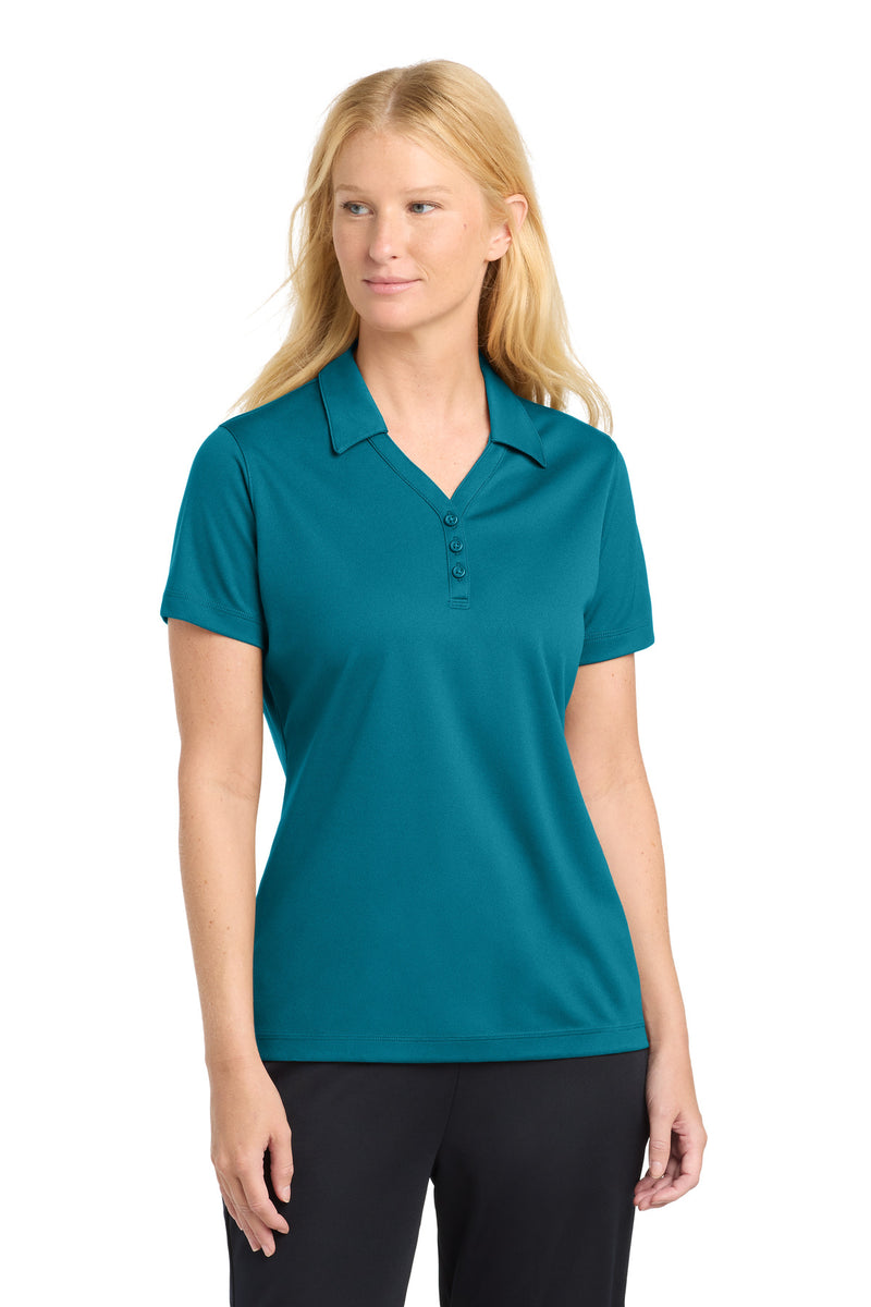 DRIEQUIP Women's Moisture Wicking Micro-Mesh Polo. L