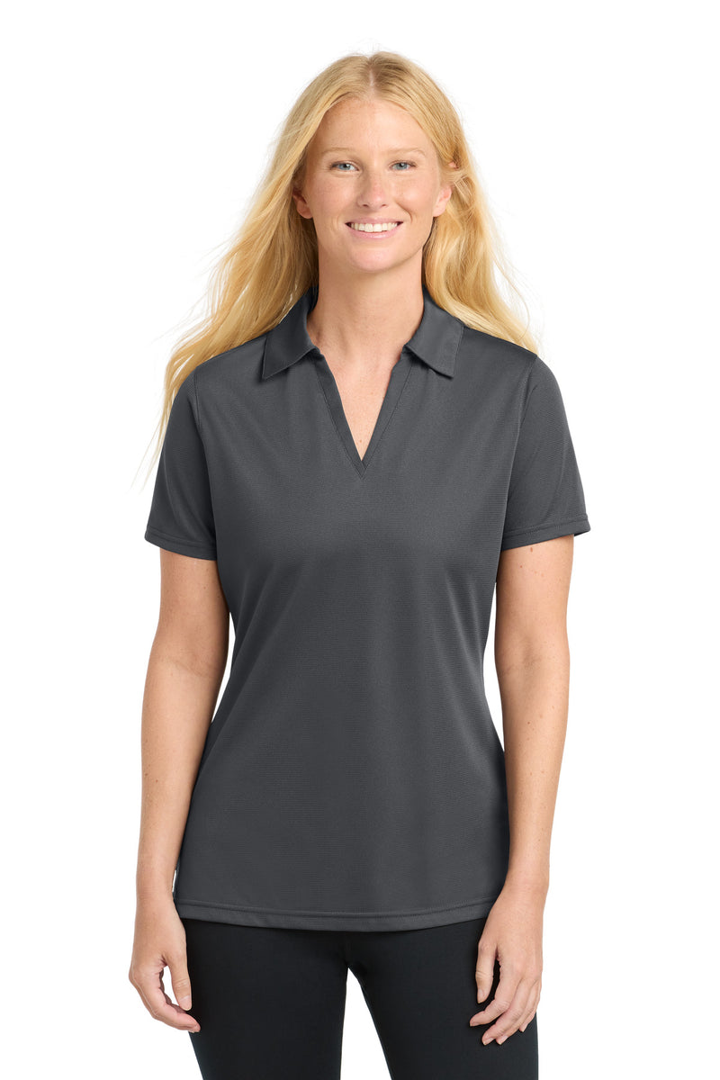 DRIEQUIP Women's Moisture Wicking Active Textured Polo L