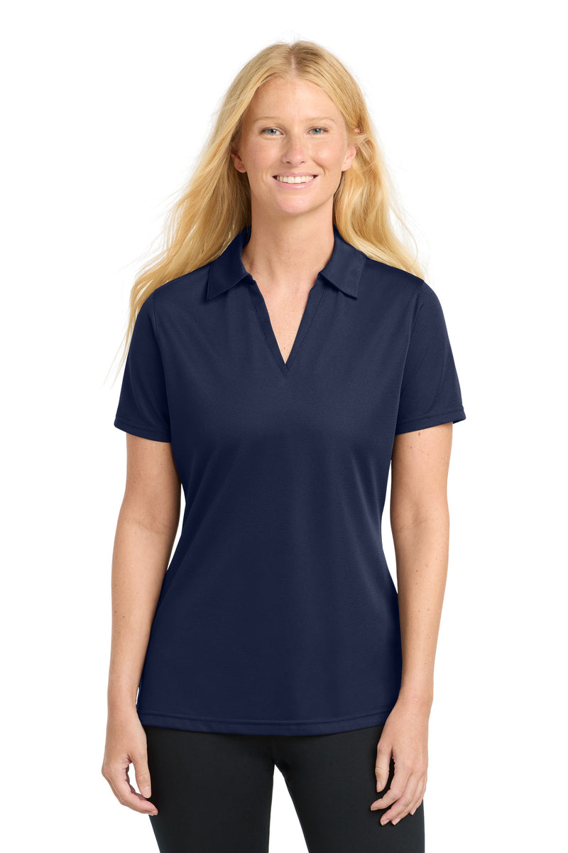 DRIEQUIP Women's Moisture Wicking Active Textured Polo L