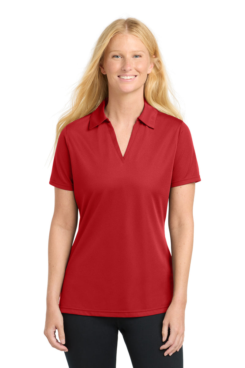 DRIEQUIP Women's Moisture Wicking Active Textured Polo L