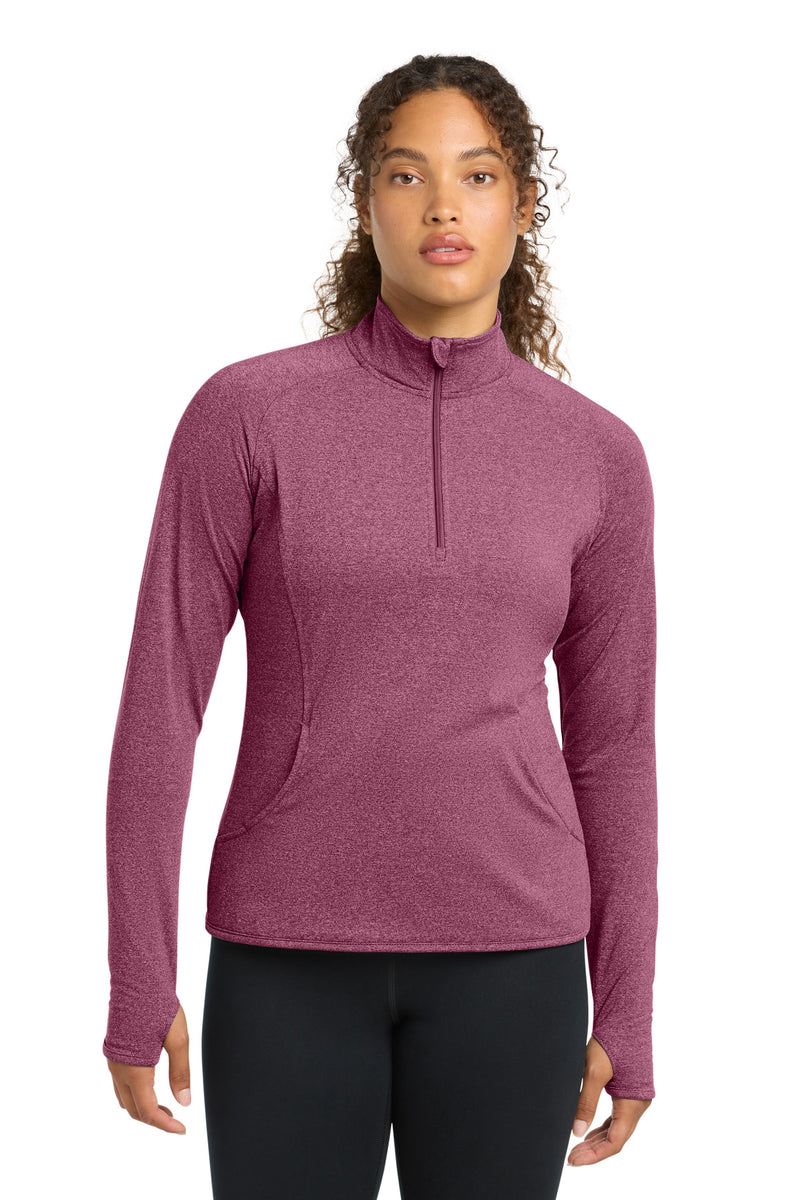 DRIEQUIP Women's Stretch 1/4-Zip Pullover with Thumbholes
