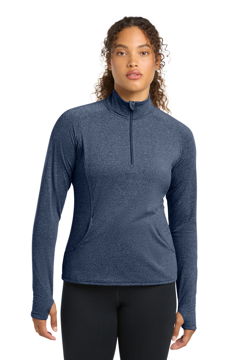 DRIEQUIP Women's Stretch 1/4-Zip Pullover with Thumbholes