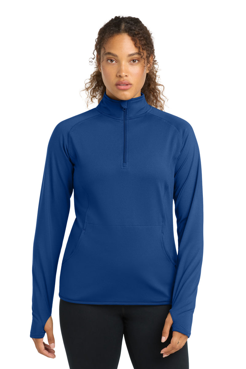 DRIEQUIP Women's Stretch 1/4-Zip Pullover with Thumbholes