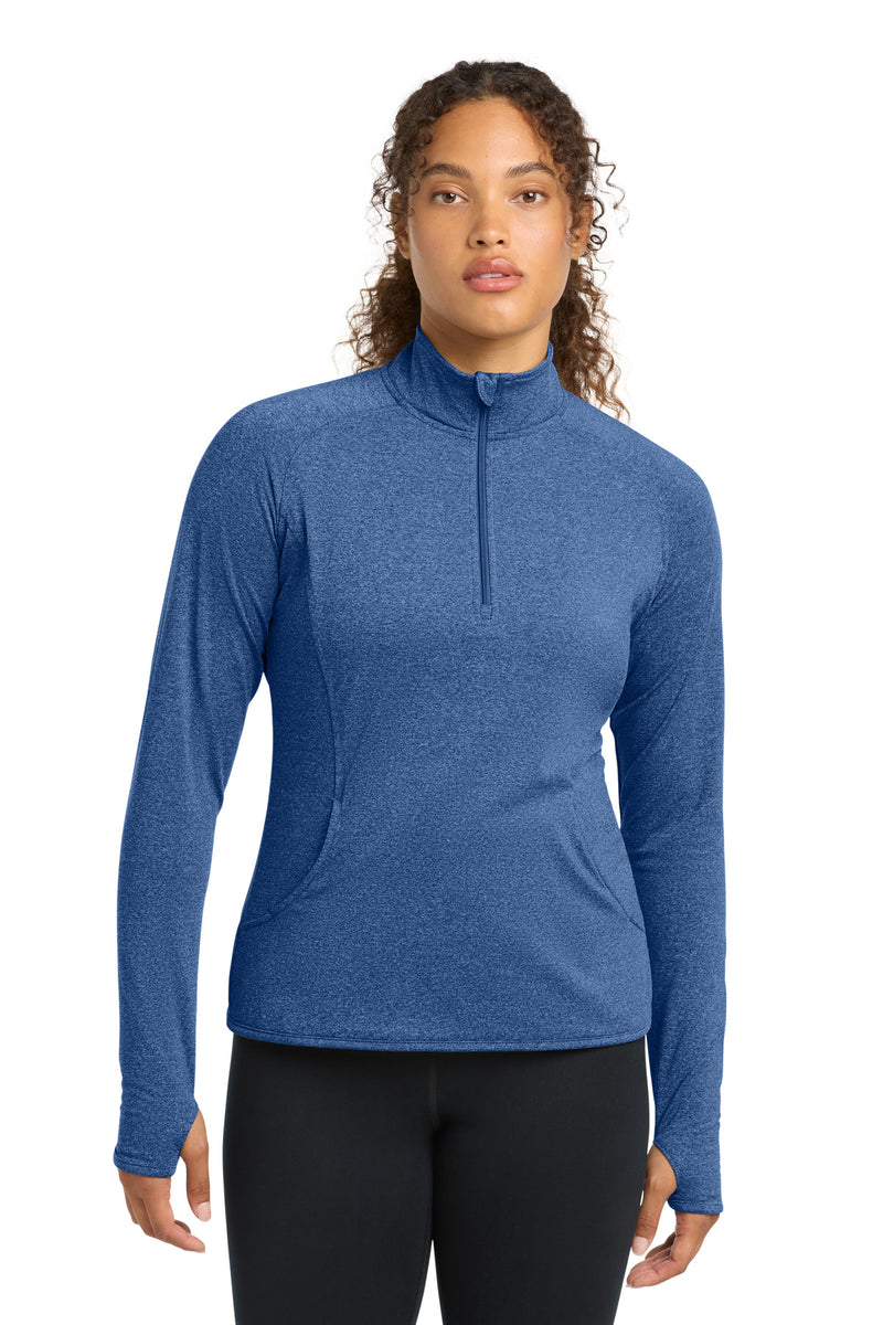 DRIEQUIP Women's Stretch 1/4-Zip Pullover with Thumbholes