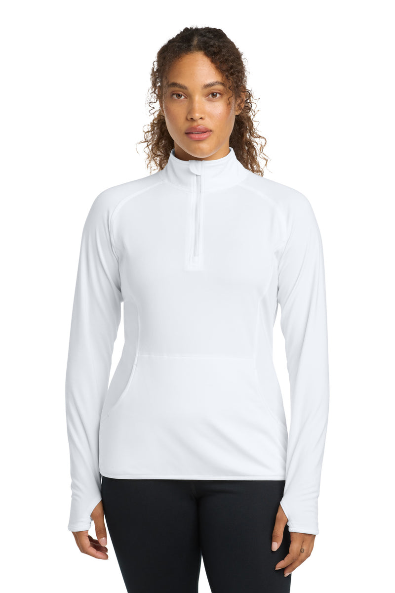 DRIEQUIP Women's Stretch 1/4-Zip Pullover with Thumbholes