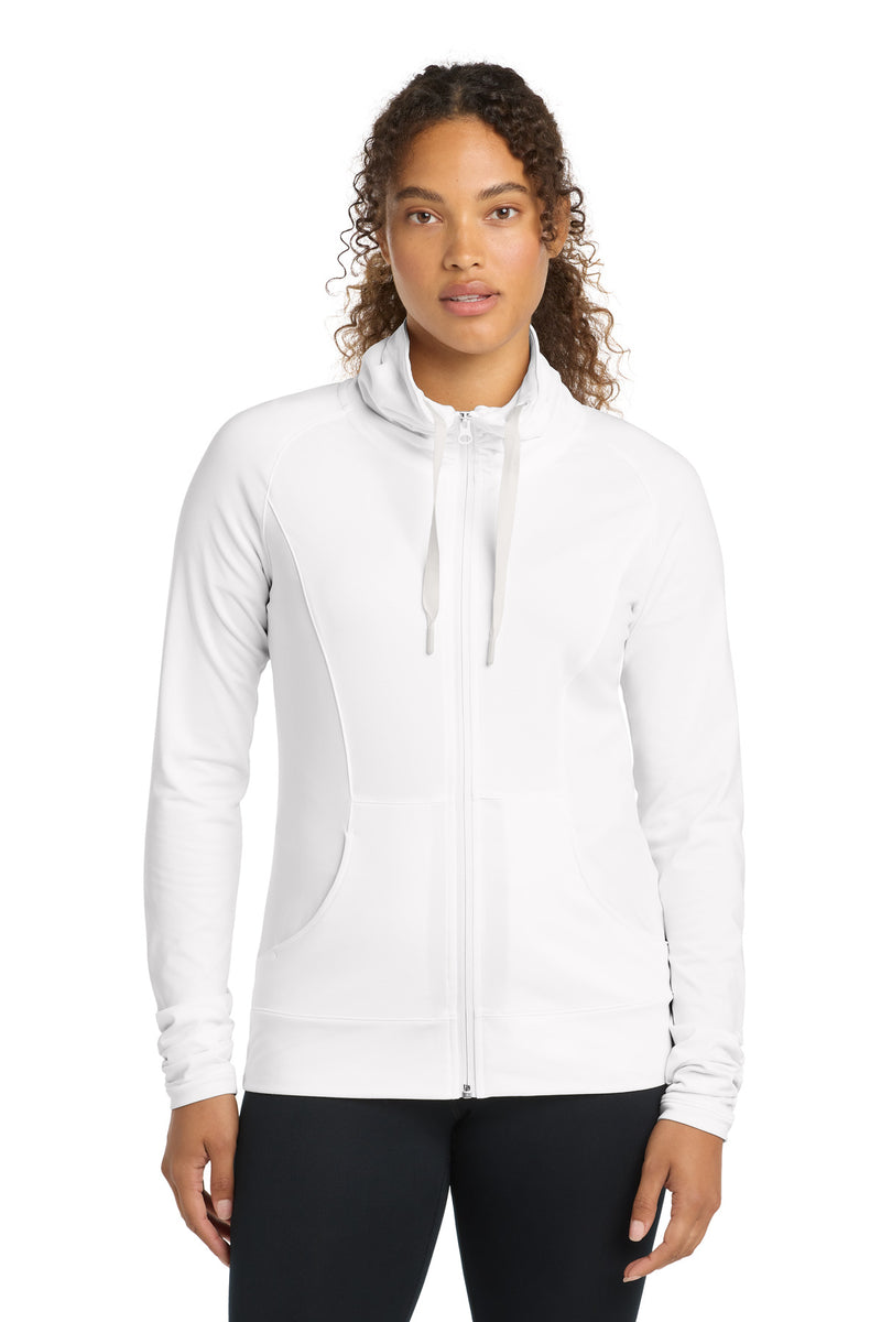 DRIEQUIP Women's Stretch Full-Zip Jacket with Cowl Collar