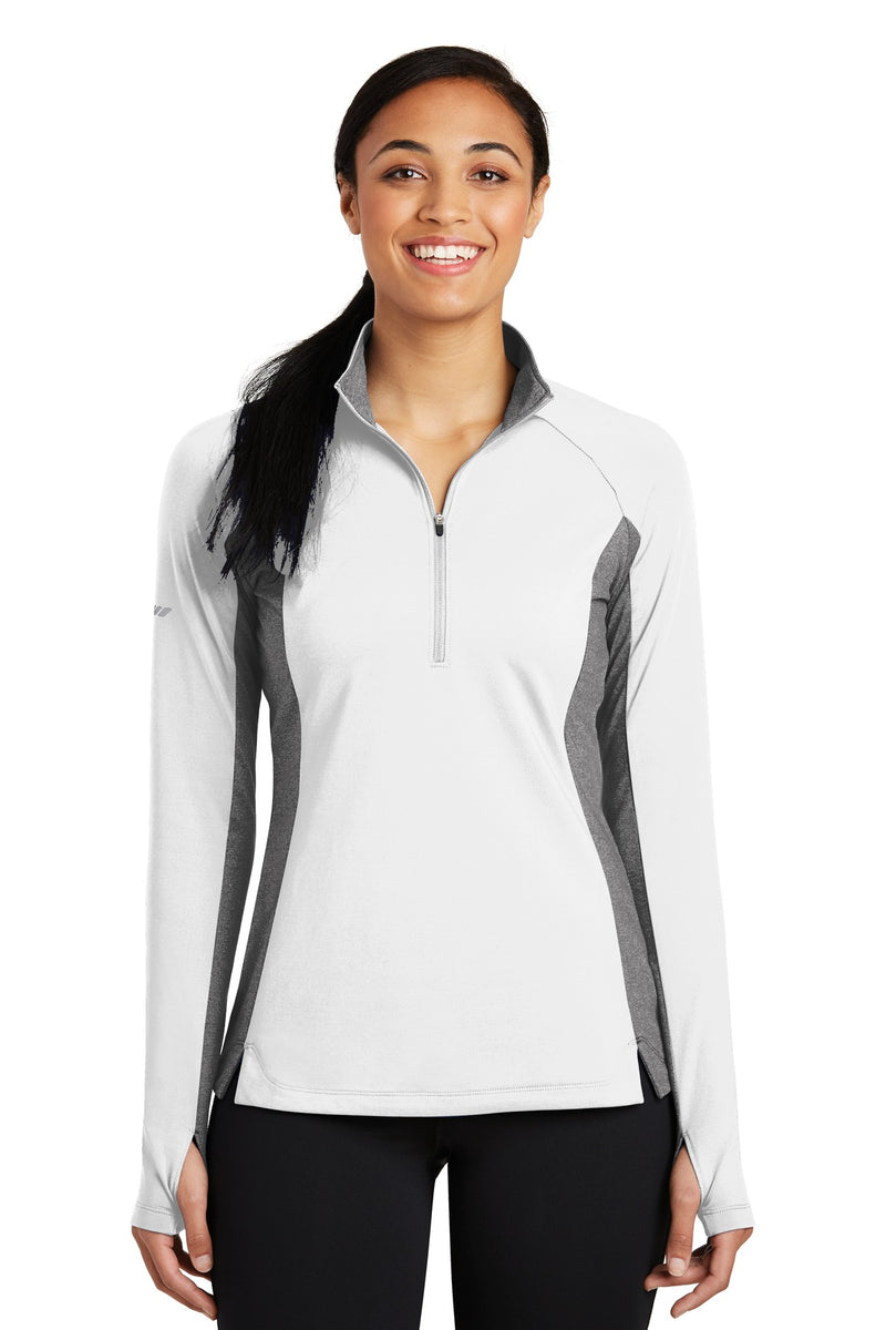 DRIEQUIP Women's Sport-Wick ® Stretch Contrast 1/4-Zip Pullover. L4