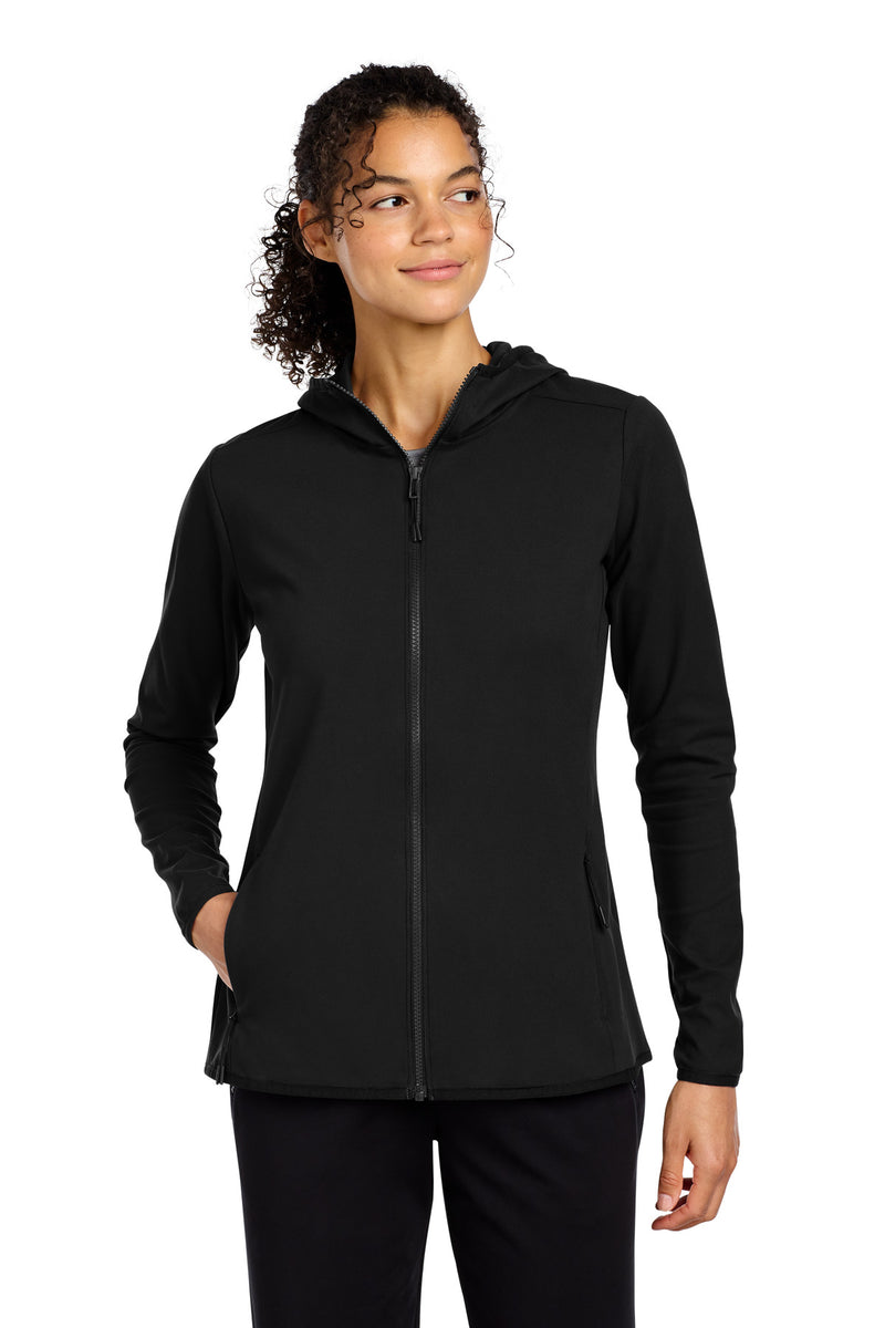 DRIEQUIP Women's Circuit Hooded Full-Zip Jacket with Stretch Fabric