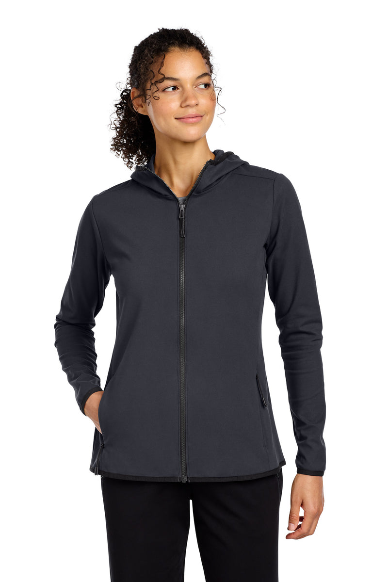DRIEQUIP Women's Circuit Hooded Full-Zip Jacket with Stretch Fabric