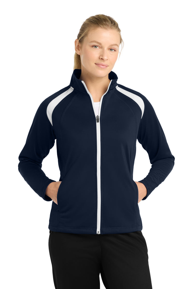 DRIEQUIP Women's Tricot Track Jacket with Zippered Pockets