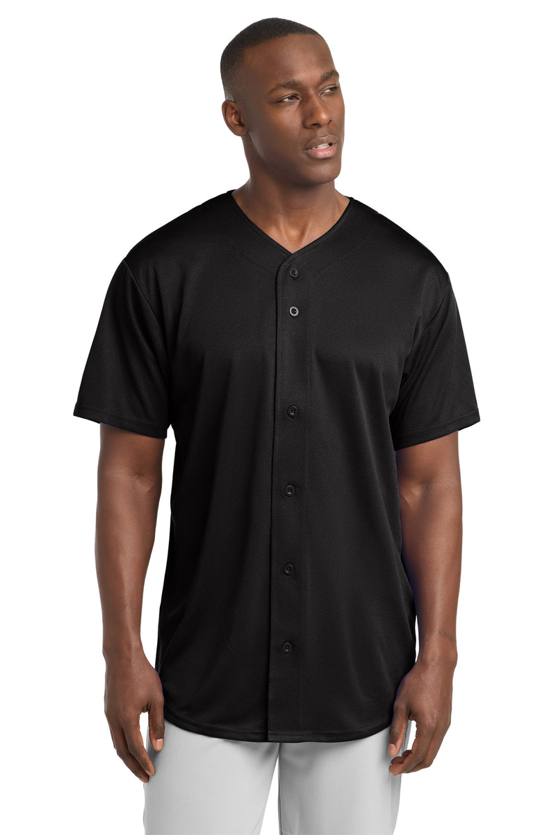 DRIEQUIP Moisture Wicking Tough Mesh Full-Button Jersey